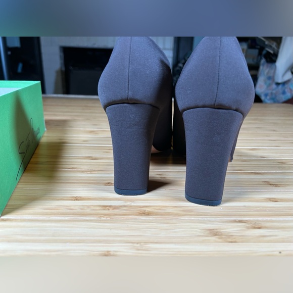 Sesto Meucci Brown Heels Size 10 Used - Picture 10 of 16